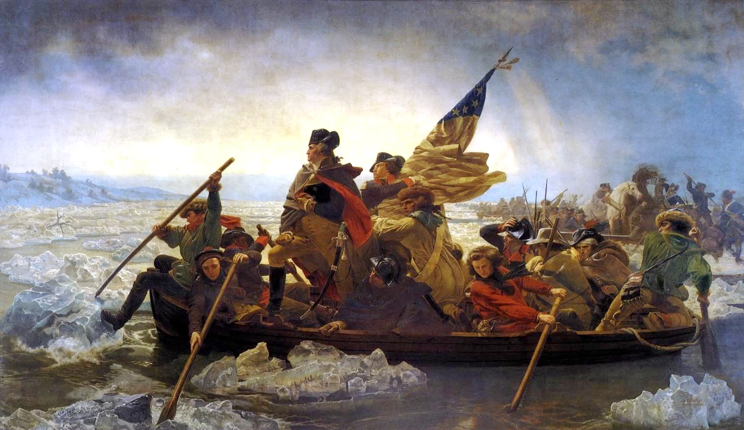 Washington attraversa il Delaware - Metropolitan Museum of Art, New York